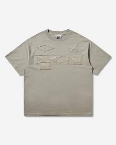 Umbro Censored T-shirt Greige In Gray