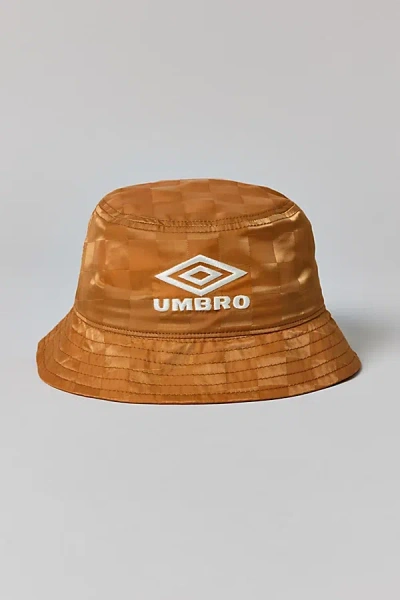 Umbro Checkerboard Bucket Hat In Biscuit/soft Silt, Men's At Urban Outfitters
