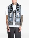 Umbro Cult Unity Fringed Scarf In Blue