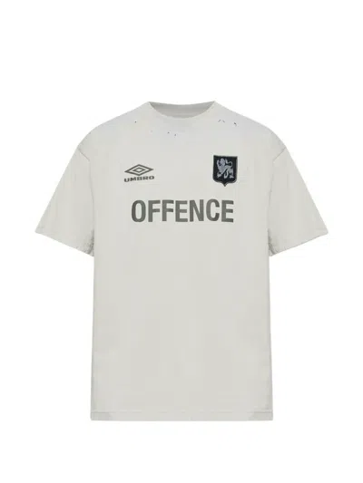Umbro Distressed-effect T-shirt In Gray