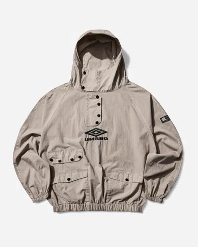 Umbro Faded Smock Anorak Greige In Brown
