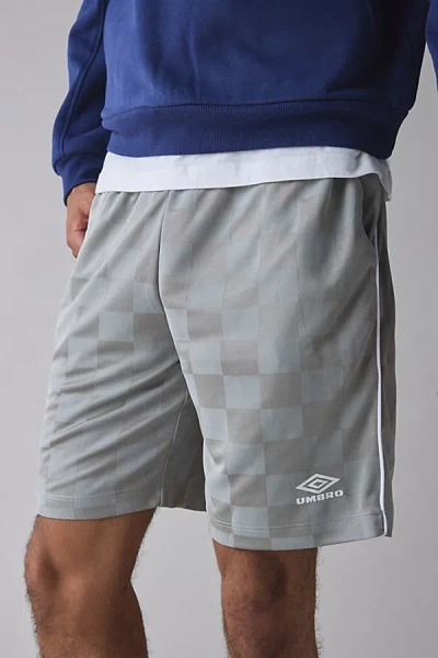 Umbro Football Short In Harbor Mist, Men's At Urban Outfitters In Gray