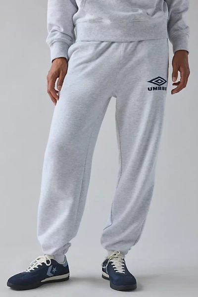 Umbro Iconic Fleece Jogger Pant In Grey, Men's At Urban Outfitters In Gray