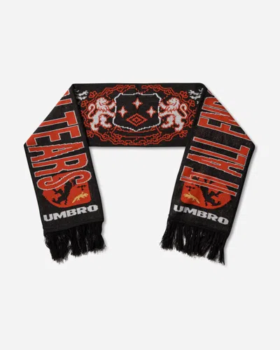Umbro It All Ends In Tears Scarf Grey / Red / Black In Multicolor