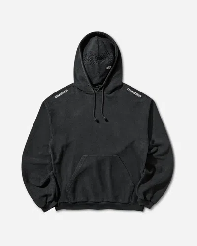 Umbro Lasered Masked Hoodie Washed In Black