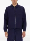 Umbro Logo Patch Shirt Jacket In Blue