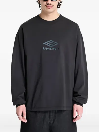Umbro Logo-print T-shirt In Black