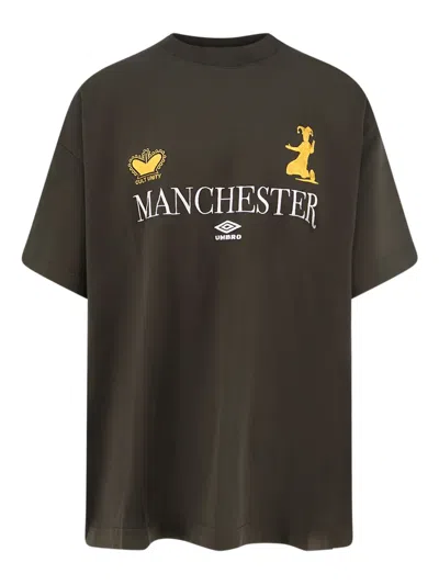 Umbro Logo-print T-shirt In Brown