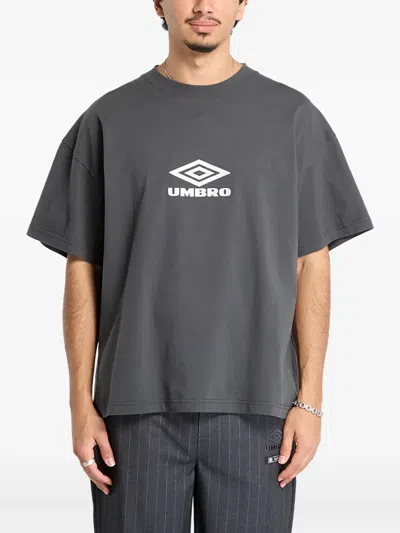 Umbro Logo-print T-shirt In Brown