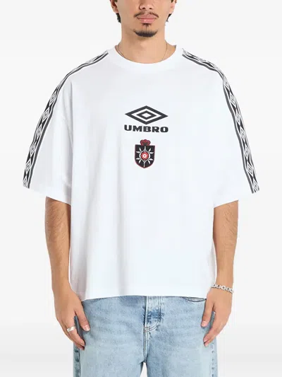 Umbro Logo-tape T-shirt In White