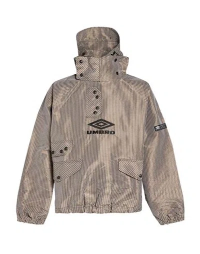 Umbro Man Jacket Beige Size Xl Polyester In Neutral