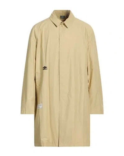 Umbro Man Overcoat & Trench Coat Sand Size M Nylon In Nude