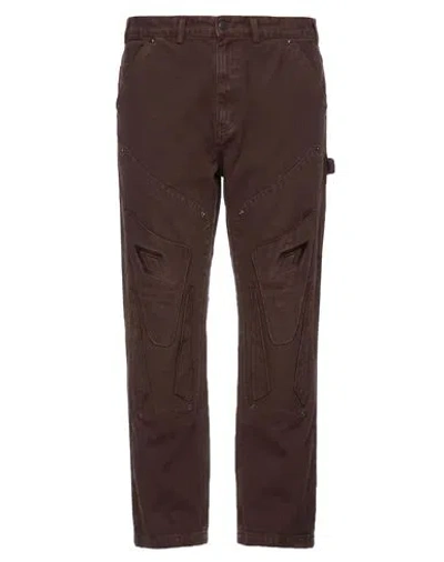 Umbro Man Pants Chocolate Brown Size S Cotton