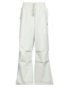 Umbro Man Pants Light Green Size L Cotton, Polyamide In Green