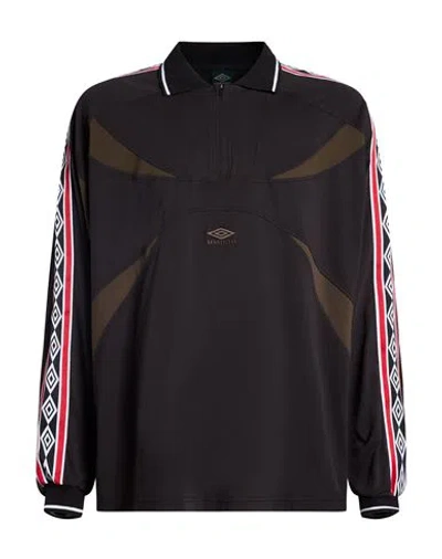 Umbro Man Polo Shirt Black Size L Cotton