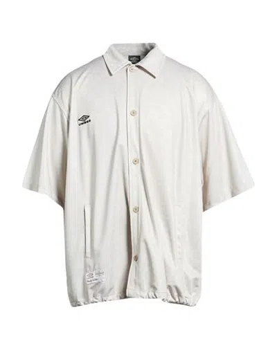 Umbro Man Shirt Beige Size Xl Polyester In Neutral