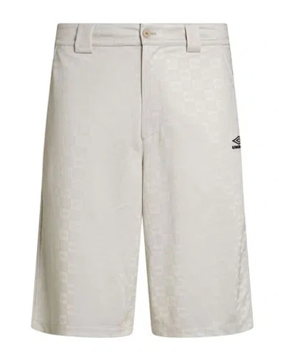 Umbro Man Shorts & Bermuda Shorts Light Green Size S Polyester In Neutral