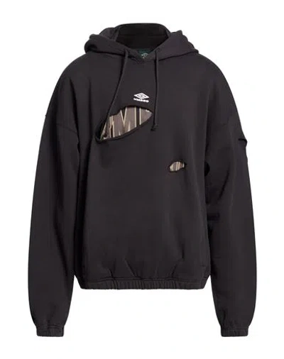 Umbro Man Sweatshirt Black Size Xl Cotton