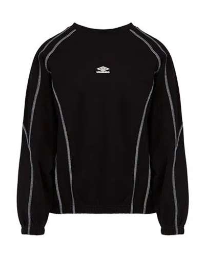 Umbro Man Sweatshirt Black Size Xl Cotton