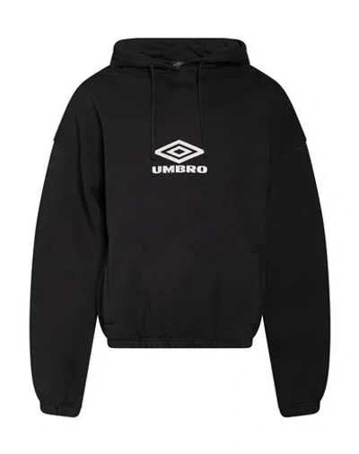 Umbro Man Sweatshirt Black Size Xl Cotton