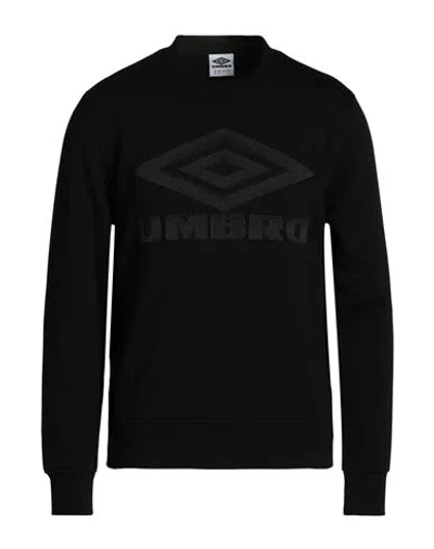 Umbro Man Sweatshirt Black Size L Cotton, Polyester
