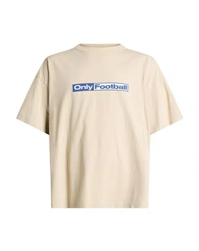 Umbro Man T-shirt Beige Size Xl Cotton In Neutral