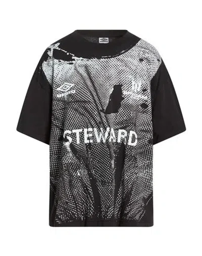UMBRO UMBRO MAN T-SHIRT BLACK SIZE XL COTTON