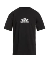 Umbro Man T-shirt Black Size Xl Cotton In Black