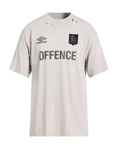 Umbro Man T-shirt Grey Size S Cotton