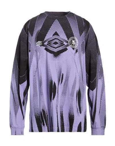 Umbro Man T-shirt Purple Size Xl Organic Cotton In Multi