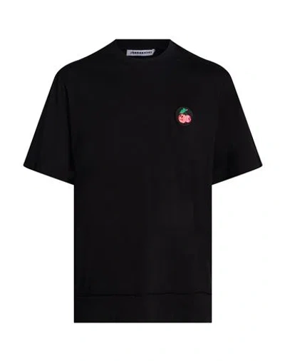 Umbro Man T-shirt Red Size L Organic Cotton In Black