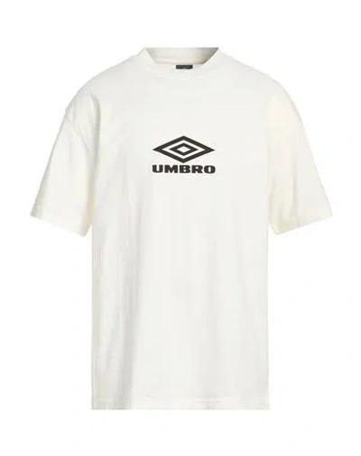 Umbro Man T-shirt White Size Xl Cotton