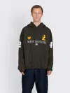Umbro Manchester Masked Hoodie In Green