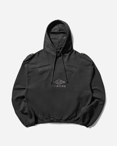Umbro Medal Masked Hoodie Strong Wash In Black
