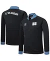 Umbro Men's Black El Salvador National Team Presentation Raglan Full-zip Jacket In Black