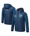 Umbro Men's Navy Guatemala National Team 2025 Full-zip Rain Jacket In Navy