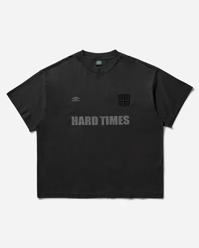 Umbro Men S Hard Times T-shirt Washed In Black