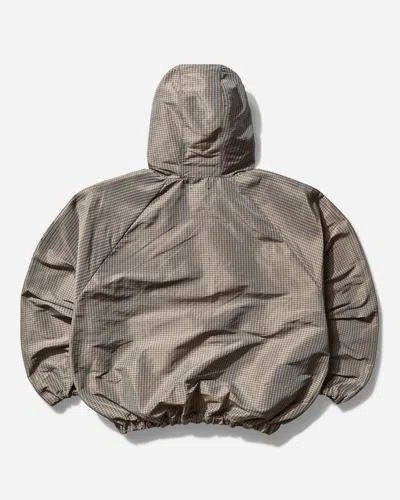 Umbro Men S Smock Check Anorak Beige / Black In Multi