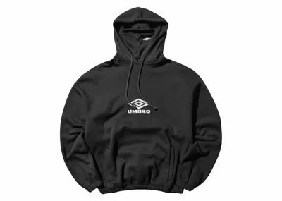 Pre-owned Umbro Men's  X Slam Jam Masked Hoodie In Black