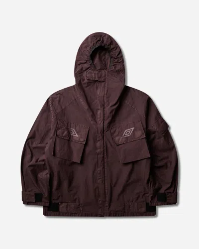 Umbro Midfield Jacket Plum In Grey