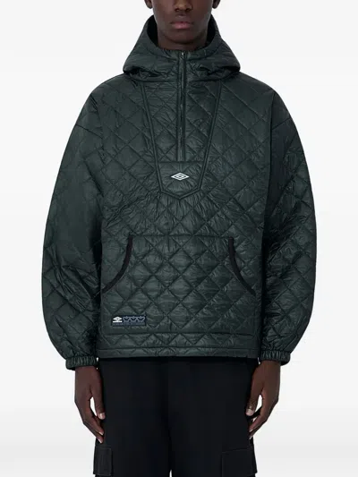 UMBRO 拉链领填充连帽衫