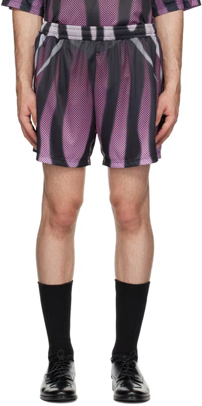 Umbro Purple Slam Jam Edition Shorts In Black / Purple