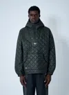 Umbro Quilted Masked Anorak Jacket In Green