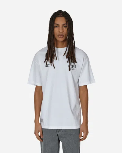 Umbro Regular Logo T-shirt White In Black
