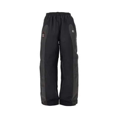 Umbro Rose Crest Nylon Track Pants In Blue