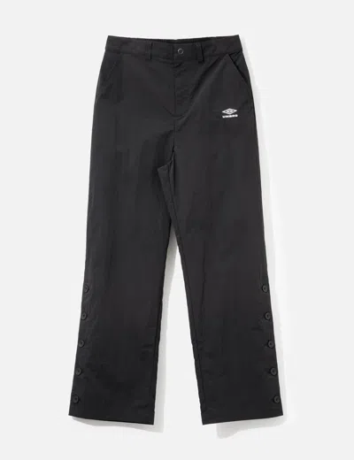 Umbro Slam Jam X  Antique Nylon Pants In Black