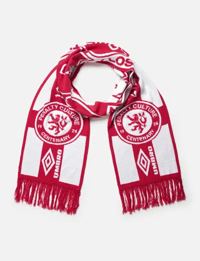 Umbro Slam Jam X  England Eyes Scarf In Red