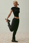 Umbro Uo Exclusive Split-hem Track Pant In Black Beauty/white, Women's At Urban Outfitters In Black Beauty/white