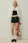 Umbro Uo Exclusive Tonal Checkerboard 3" Short In Black Beauty/white, Women's At Urban Outfitters