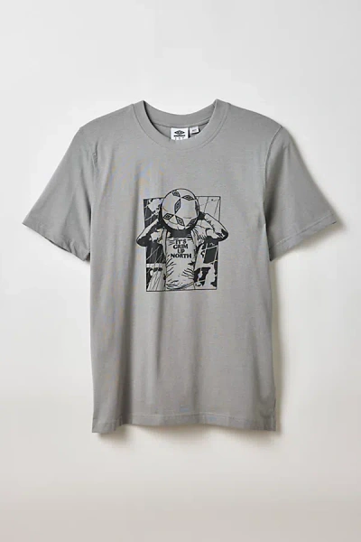 Umbro Up North Graphic Tee In Grey, Men's At Urban Outfitters In Gray
